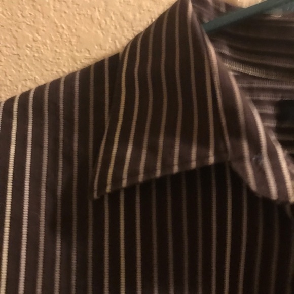❤️ Mens size XL brown button down long sleeve shirt in great condition - Picture 4 of 11